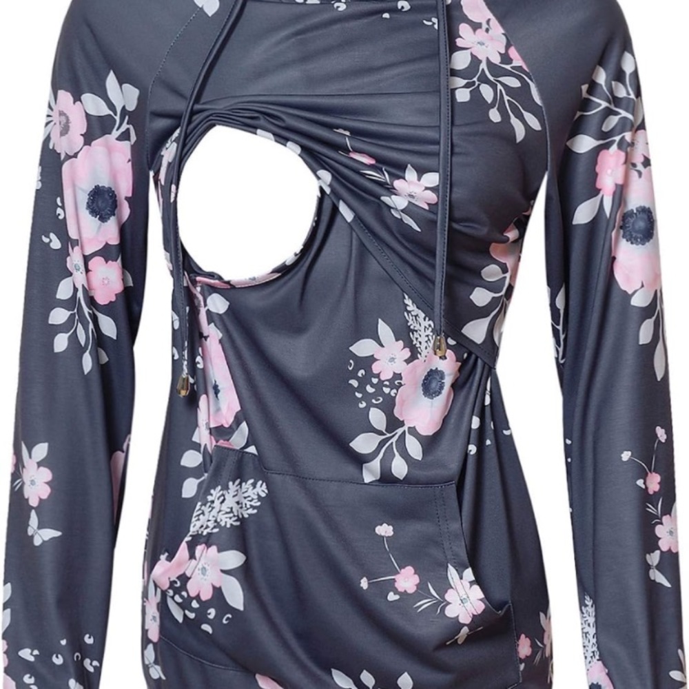 Breastfeeding shirt/hoodie